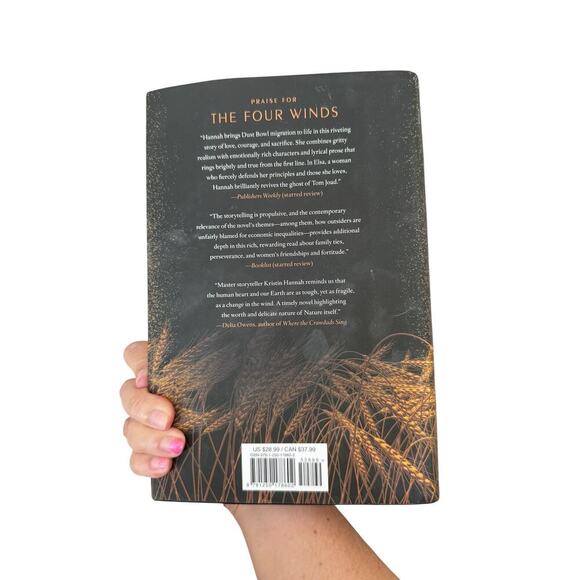 The Four Winds- A Novel by Kristin Hannah 2021, Hardcover - Picture 3 of 3